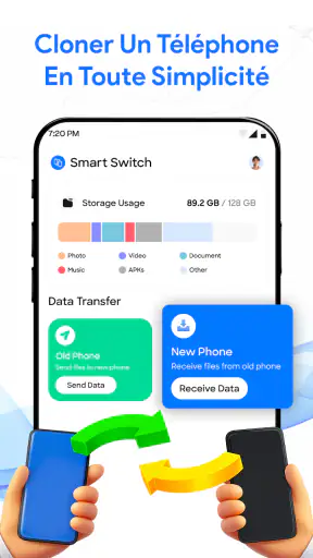 Smart Switch Données Transfert screenshot