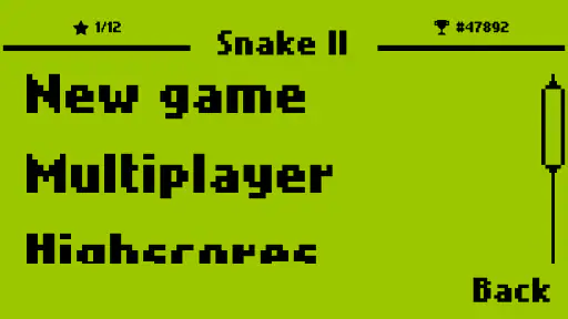 Snake II: Classic Mobile Game screenshot