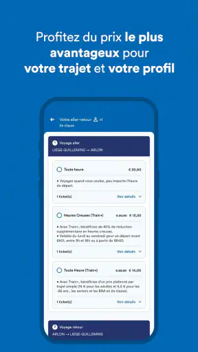 SNCB: horaires & tickets train screenshot