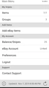 Sniper pour gagner sur eBay screenshot
