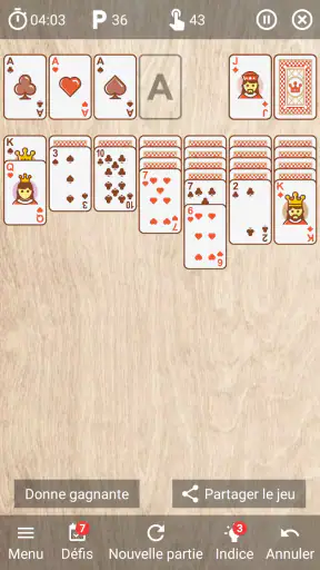 Solitaire Français Classique screenshot
