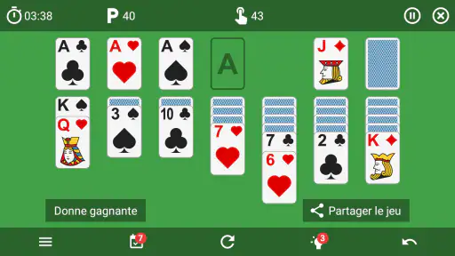 Solitaire Français Classique screenshot