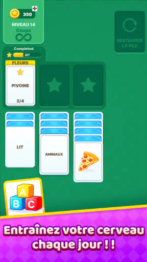 Solitaire Words & Pictures screenshot