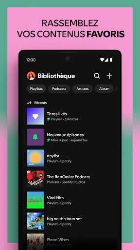 Spotify: Musique & podcasts screenshot