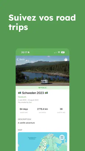 StayFree - camping en Europe screenshot