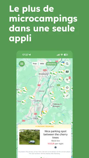 StayFree - camping en Europe screenshot