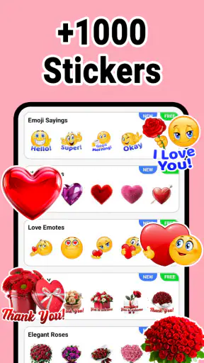 Stickers d'amour - WASticker screenshot