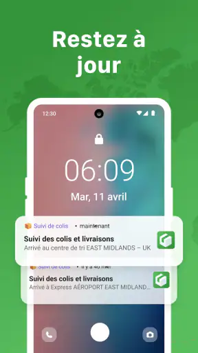 Suivi de colis et de livraison screenshot