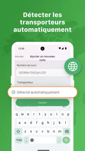 Suivi de colis et de livraison screenshot