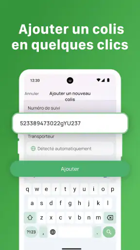 Suivi de colis et de livraison screenshot