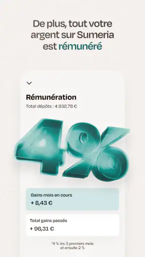 Sumeria — Compte bancaire IA screenshot