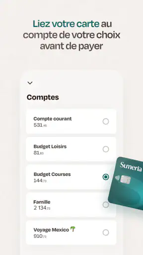Sumeria — Compte bancaire IA screenshot