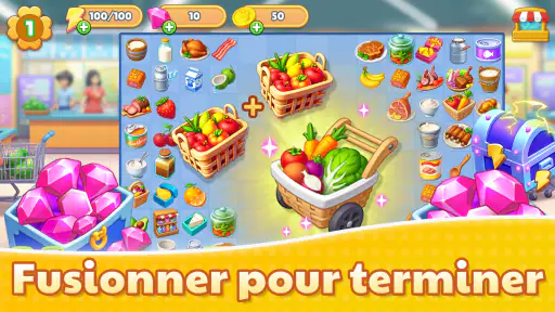 Supermarket Affairs - Merge screenshot