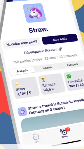 Sutom - Jeux de mots du jour screenshot