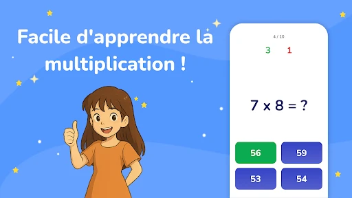 Table de multiplication - Math screenshot