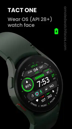 TACT ONE: Watch face screenshot