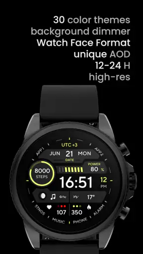 TACT ONE: Watch face screenshot