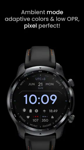 TACT ONE: Watch face screenshot