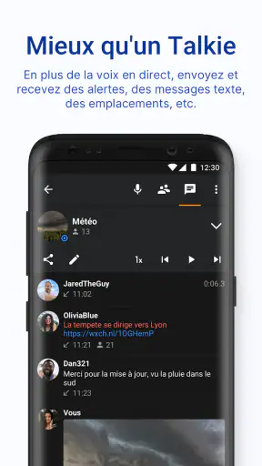 Talkie Walkie Zello PTT screenshot