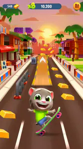 Talking Tom: Course à l'or screenshot