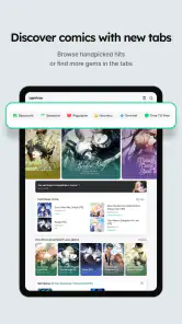 Tappytoon Comics, Webtoons, BD screenshot