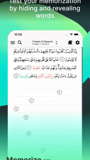 Tarteel: Mémorisation Coran IA screenshot