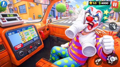 Taxi Fou: Jeu de Conduite 3D screenshot