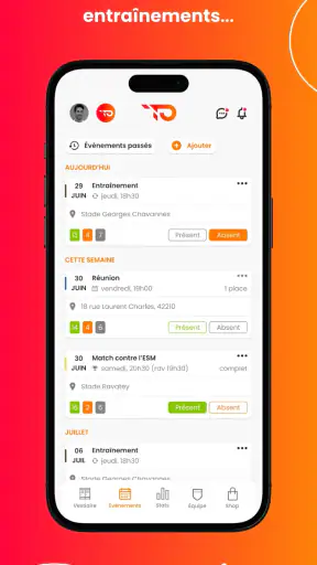 TeamPulse - Gestion d'équipe screenshot