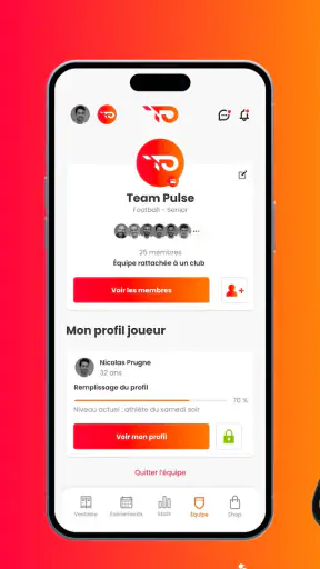 TeamPulse - Gestion d'équipe screenshot