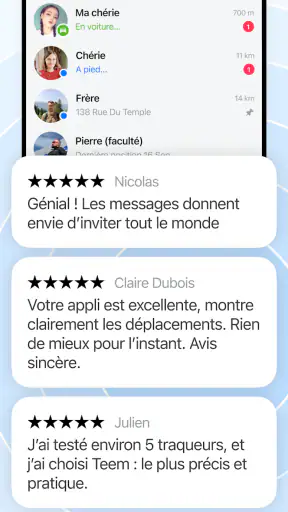 Teem - Finder Famille et Amis screenshot