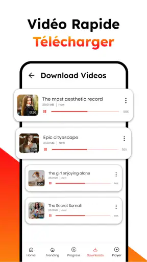 Téléchargeur de vidéo:Lecteur screenshot