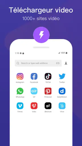 Téléchargeur vidéos et musique screenshot
