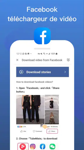 Téléchargeur vidéos et musique screenshot