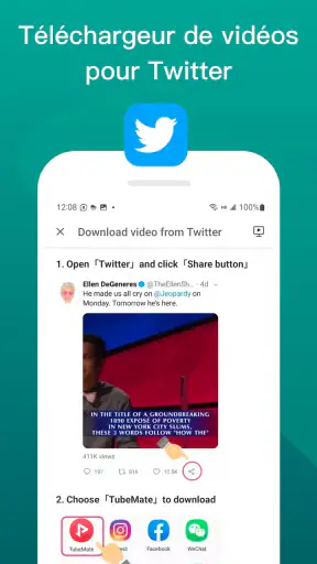 Téléchargeur vidéos et musique screenshot