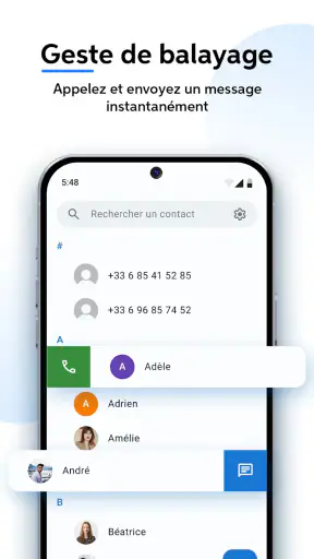 Téléphone screenshot