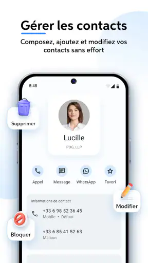 Téléphone screenshot