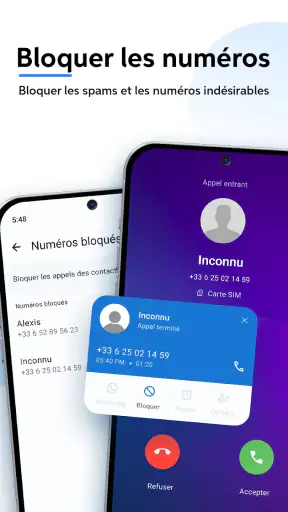 Téléphone screenshot