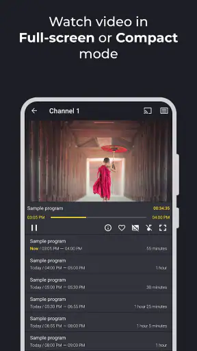 Televizo - IPTV player screenshot