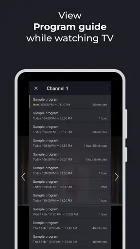 Televizo - IPTV player screenshot