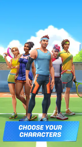 Tennis Clash : Jeu Mulitjoueur screenshot