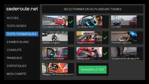 Tests de Code de la Route screenshot