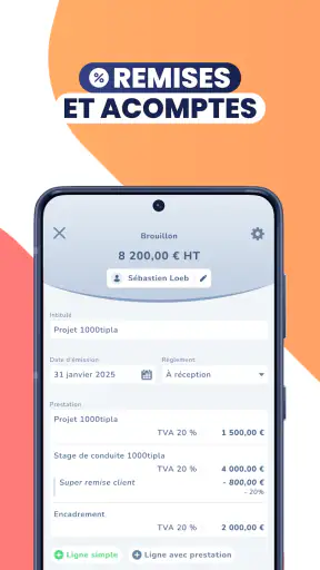 Tiime Facturation électronique screenshot