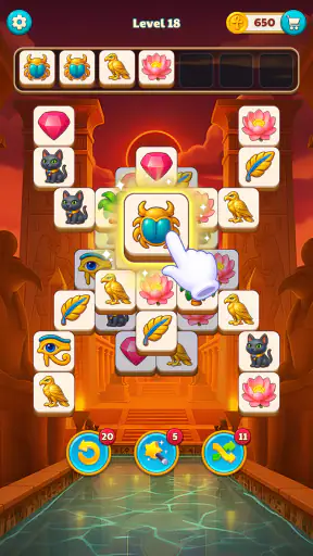Tile Pyramid: Quête Match screenshot