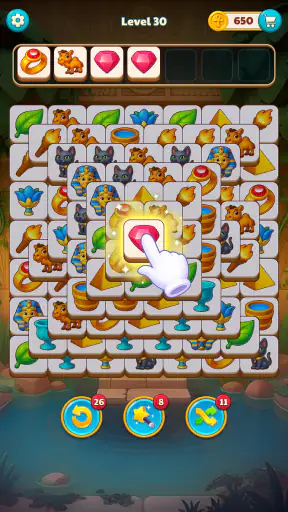 Tile Pyramid: Quête Match screenshot