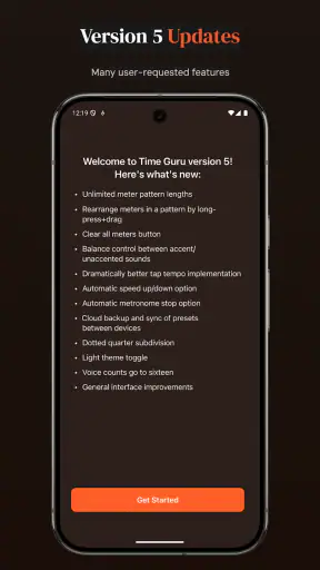 Time Guru Métronome screenshot