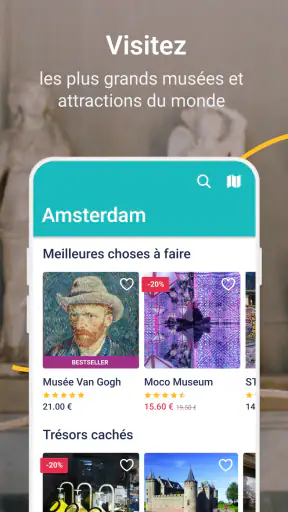 Tiqets - Musées & Attractions screenshot