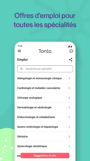 Tonic : Médecine pour Médecins screenshot