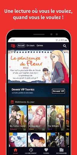 Toomics - Webcomics de qualité screenshot