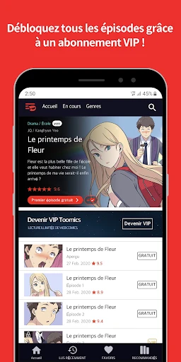 Toomics - Webcomics de qualité screenshot