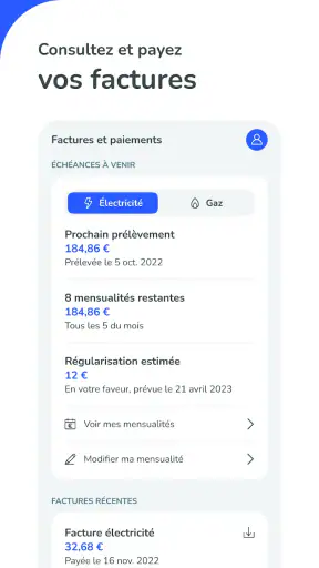 TotalEnergies Electricité&Gaz screenshot